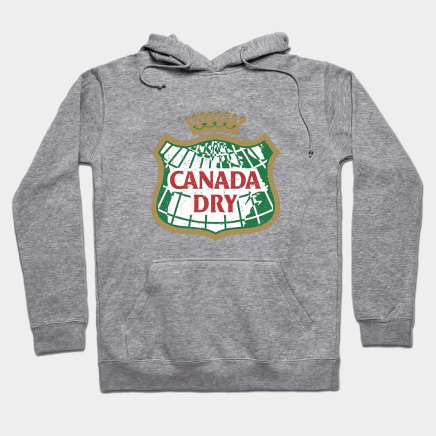 Retro Canada Dry - Rough Hoodie by DavidLoblaw